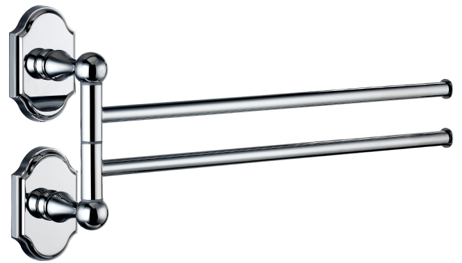 mobile double towel bar